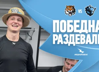 Видео: Победная раздевалка минского «Динамо» после матча с «Амуром»: «За Шипу, за Сотика отработали как надо»