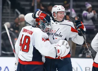 Протас продлил результативную серию и обновил личный рекорд, но его гол не спас «Вашингтон» в матче с «Анахаймом»