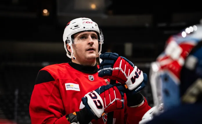 Алексей Протас повторил второй по длине результативный отрезок в карьере в матче с «Анахаймом»