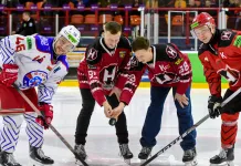 В Гродно подняли вымпелы Сергея и Александра Малявко — торжественная церемония перед игрой «Немана»