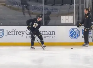 Владислав Колячонок присоединился к «Бостону» и провёл первую тренировку