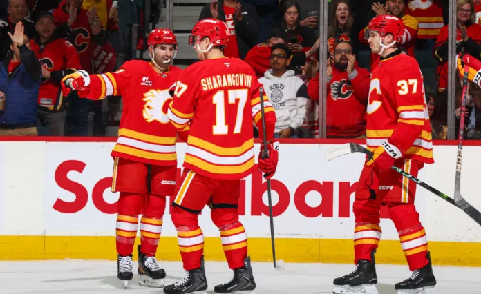 «Калгари» забросил шесть «Вегасу», Шарангович вновь без результативных баллов