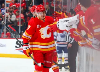 Шарангович открыл счёт и помог «Калгари» выиграть у «Эдмонтона» в дерби