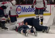 Видео. Алексей Протас жёстко влетел в борт и получил травму в игре с «Оттавой»