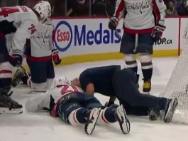 Видео. Алексей Протас жёстко влетел в борт и получил травму в игре с «Оттавой»