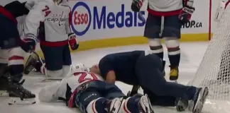 Видео. Алексей Протас жёстко влетел в борт и получил травму в игре с «Оттавой»