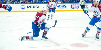 Илья Соловьёв набрал первое очко за «Колорадо» в матче с «Тампа-Бэй»