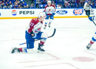 Илья Соловьёв набрал первое очко за «Колорадо» в матче с «Тампа-Бэй»