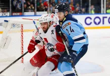 Максим Сушко забросил первую шайбу в сезоне в 200-м матче в КХЛ