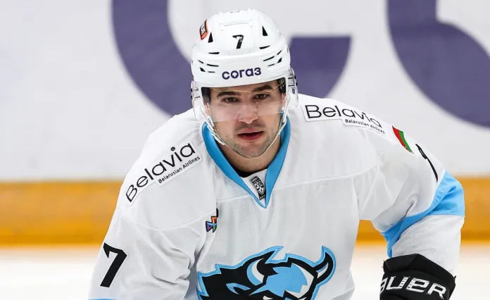 Сэм Энас продлил результативную серию до восьми матчей в игре с «Северсталью»