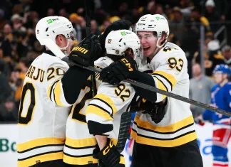 Без Колячонка в составе: «Бостон» забросил десять шайб «Рейнджерс»