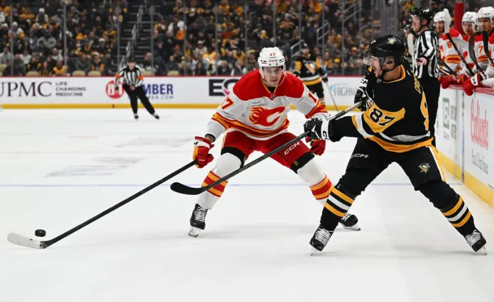 «Калгари» обыграл «Питтсбург» на выезде, Шарангович закончил с «плюс один»