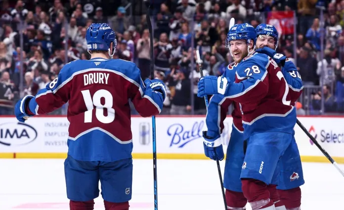 Первая шайба Соловьёва в НХЛ помогла «Колорадо» победить «Коламбус»