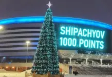 Минское «Динамо» увековечило рекорд Вадима Шипачева на фасаде арены