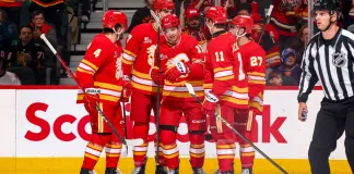 Шарангович открыл счёт и помог «Калгари» обыграть «Айлендерс»