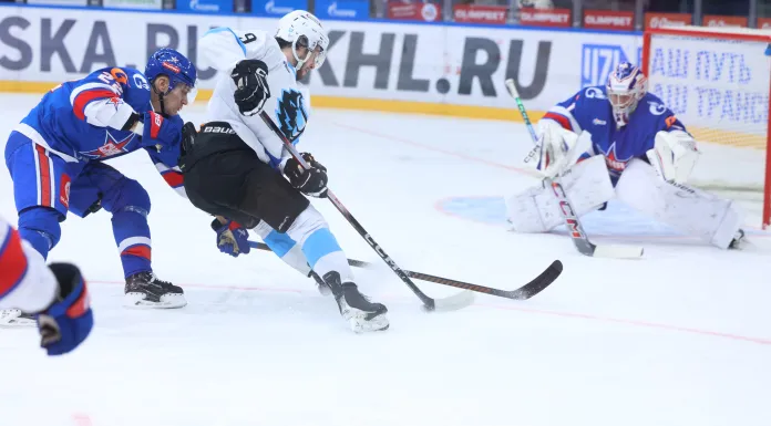 Минское «Динамо» нанесло СКА поражение в Санкт-Петербурге, Галиев принес победу «зубрам» в концовке