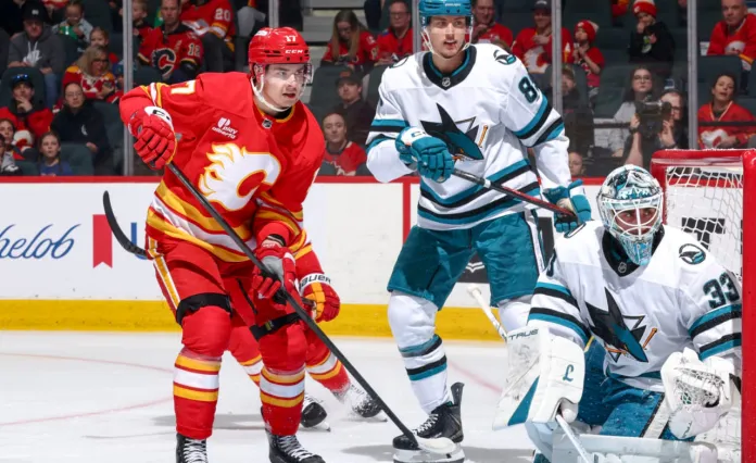 «Калгари» одержал победу над «Сан-Хосе», Шарангович нанёс семь бросков, но остался без очков