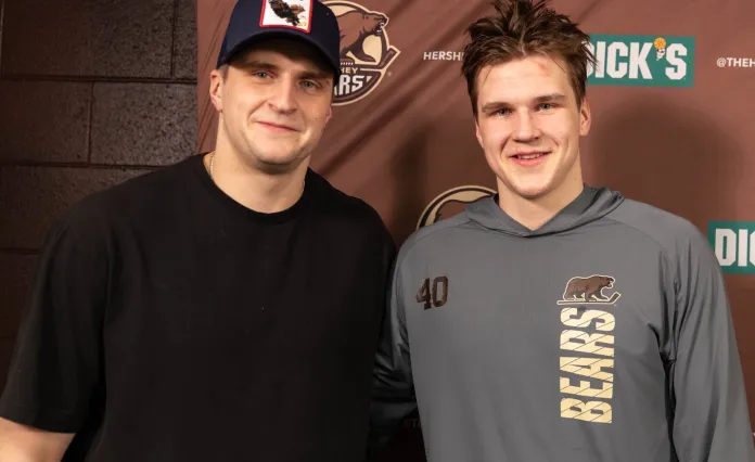 Илья Протас посвятил гол брату Алексею Протасу в матче АХЛ