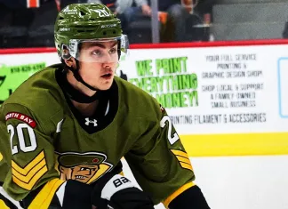 CHL. Арсений Пронин отметился ассистом, но его «Норт-Бей» уступил «Барри»