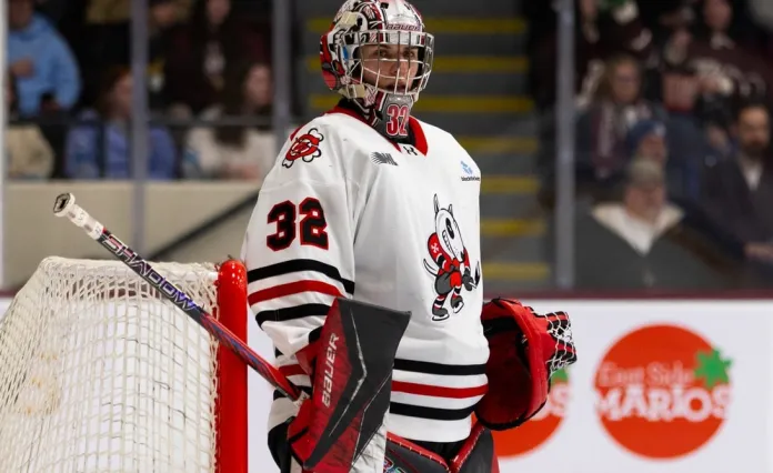 CHL. Владислав Ермоленко отметился ассистом и 23 спасениями в проигранном матче «Ниагары»