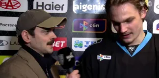 Видео: Антон Лапенко взял флеш-интервью у Егора Борикова во время матча с «Локомотивом»