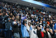 15 автобусов с болельщиками минского «Динамо» отправились в Ярославль