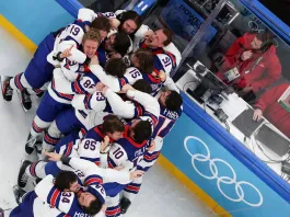 США — олимпийский чемпион: Джек Хьюз принёс Америке золото в овертайме