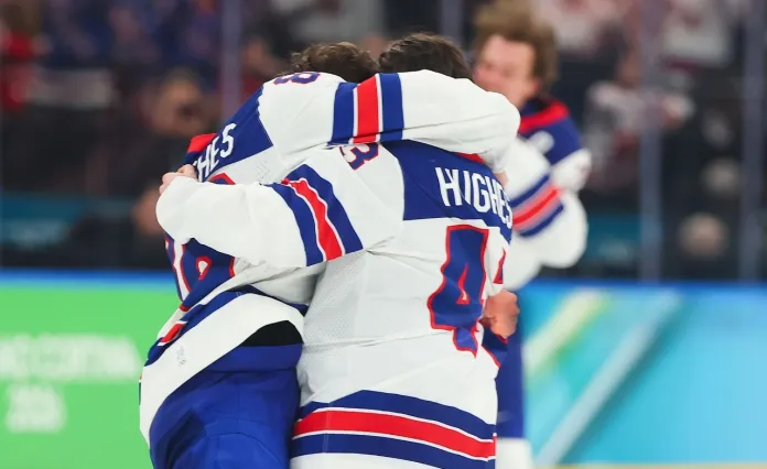 Сборная США выиграла олимпийское золото по хоккею впервые за 46 лет