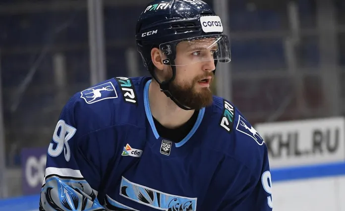 Белорусский нападающий Андрей Белевич достиг юбилейной отметки в КХЛ