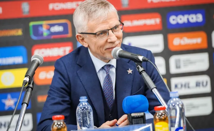 Игорь Ларионов — о победе над минским «Динамо»: Нам повезло. Играть здесь приятно, но сложно