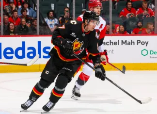 «Калгари» сенсационно обыграл лидера Востока и прервал серию из четырех поражений. Шарангович завершил матч с полезностью «-1»