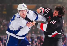 15 голов, 102 минуты штрафа и пять драк: «Тампа» и «Баффало» устроили первую такую игру в НХЛ с 1989 года