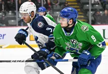 АХЛ. Данила Климович нанес три броска, но его «Абботсфорд» всухую уступил «Манитобе»