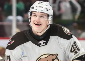 АХЛ. Блестящий матч Алексея Колосова, Илья Протас признан 2-й звездой, ассист Егора Сидорова — статистика белорусов 14 марта