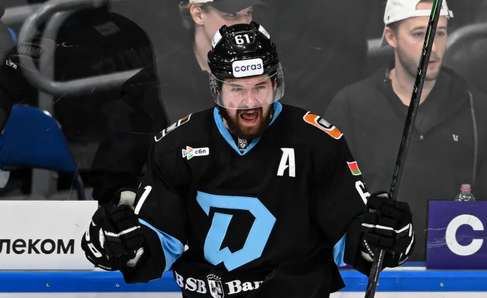 Минское «Динамо» заняло рекордное второе место на Западе, белорусский проспект «Вегаса» покинул СКА, Принс оформил 100 голов в КХЛ, Колосов стал третьей звездой матча АХЛ – все за вчера