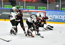 «Гомель» в третьем овертайме дожал «Шахтёр», Константин Кузмаул оформил «сухарь»