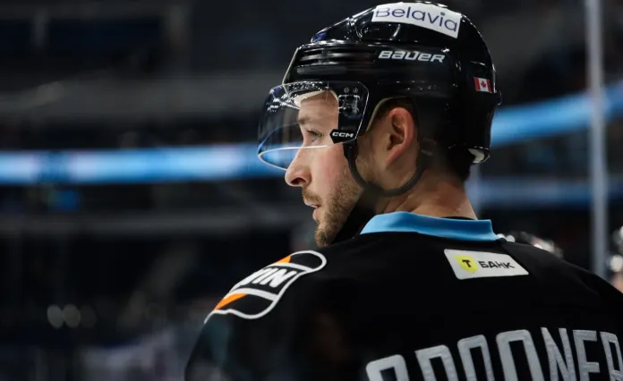 Канадский нападающий минского «Динамо» готовится выйти на лед в ближайших играх