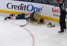 Алексей Протас получил травму верхней части тела и не доиграл матч с «Вегасом»