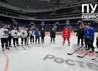 Александр Лукашенко посетил тренировку минского «Динамо»