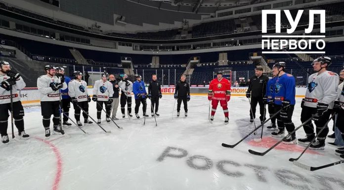 Александр Лукашенко посетил тренировку минского «Динамо»