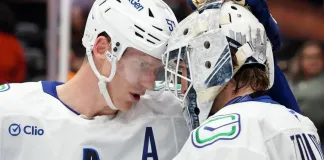 НХЛ. Толопило совершил 34 сейва, Шарангович отметился полезностью «-1», Протас, Левшунов и Соловьев вне игры – статистика белорусов 3 апреля