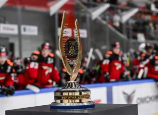 Белорусы Степан Степанов и Роман Ламан получили Кубок победителя Золотого дивизиона Востока в составе «Омских ястребов»