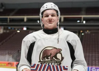 Илья Протас признан первой звездой дня в АХЛ вместе с партнёрами по звену. Белорусский форвард набрал 1+5 в матче с «Хартфордом»