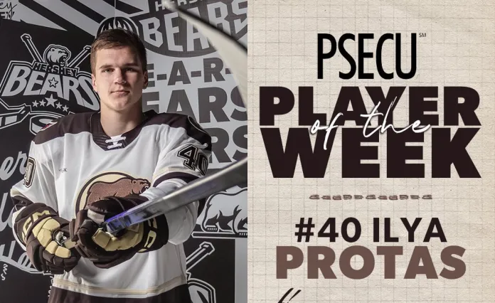 Илья Протас стал игроком недели в фарм-клубе «Вашингтона»