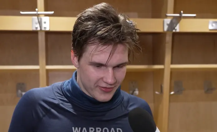 Илья Протас поделился эмоциями после дебютного матча в НХЛ