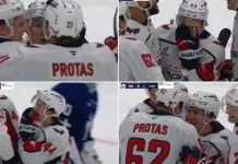 Защитник «Вашингтона» извинился перед Ильей Протасом после гола в пустые ворота