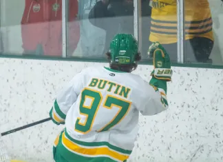 USHL. 1/8 финала. 16-летний белорус Даниил Бутин забил первый гол в плей-офф