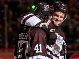 АХЛ. Протас набрал 2 очка и помог «Херши» победить. Климович повторил рекорд франшизы и стал первой звездой — статистика белорусов 20 апреля