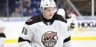 Илья Протас — лучший белорусский бомбардир в АХЛ в XXI веке. Он набрал 66 очков за один сезон