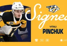 «Нэшвилл» официально объявил о подписании контракта с Виталием Пинчуком